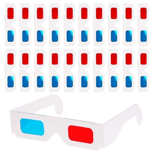 20-Pair Anaglyph Glasses