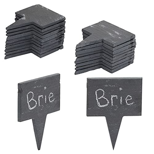 Juvale Slate Stone Cheese Labels