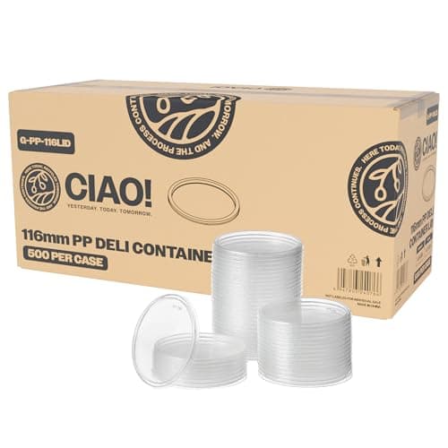 CIAO! Clear Deli Container Lids
