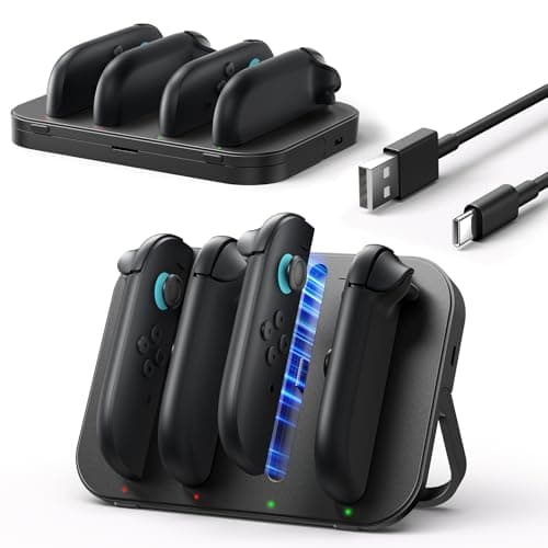Foldable Joy‑Con Charging Dock