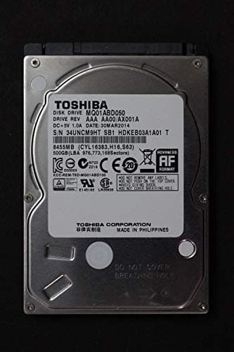 TOSHIBA 500GB Laptop Hard Drive