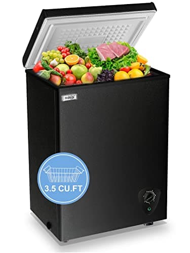 WANAI Chest Freezer 3.5 Cu.Ft