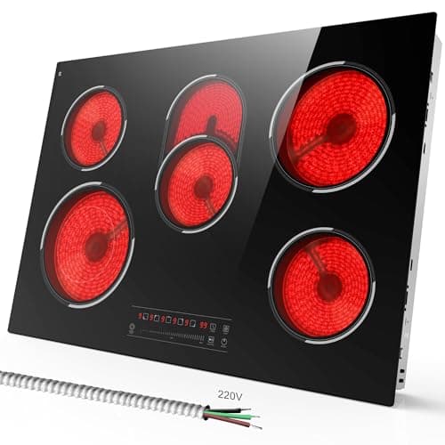 Traenvir 5 Burner Electric Cooktop