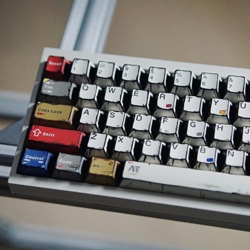SUEHIODHY Retro Manga Keycaps