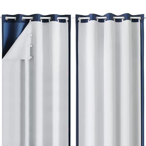 OWENIE Blackout Curtain Liner Set