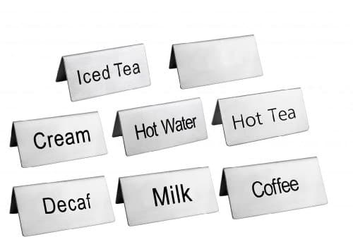 New Star Foodservice Table Tent Sign