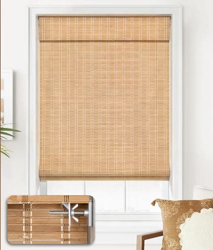 LazBlinds Bamboo Roman Shades