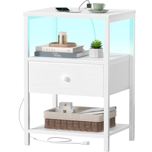 LED Charging Nightstand