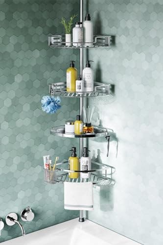HAMITOR Shower Caddy Tension Pole