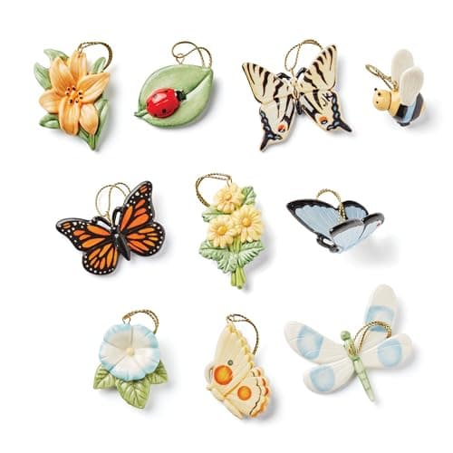 Lenox Butterfly Meadow Ornament Set