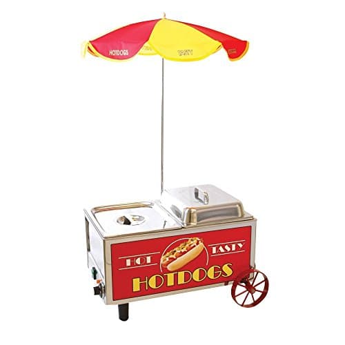 Benchmark Mini Cart Hotdog Steamer