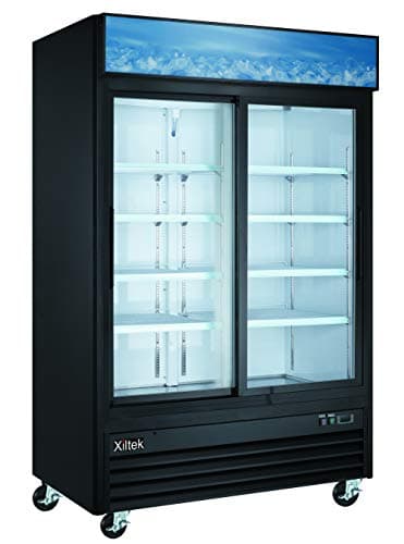 Xiltek 53" Sliding Glass Door Refrigerator