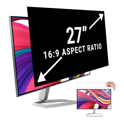 ZCAZY 27 Inch Monitor Privacy Screen