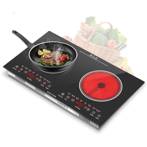NOXTON Electric Cooktop Dual-Burner