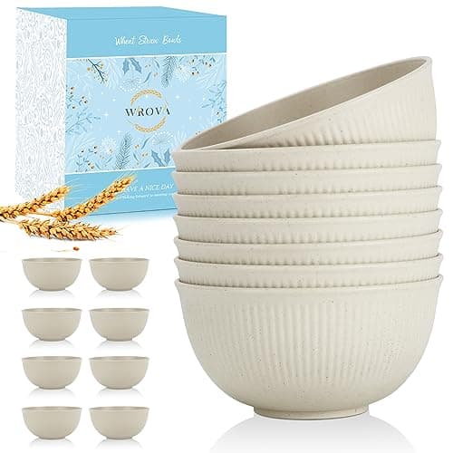 Wrova Wheat Straw Bowl Set