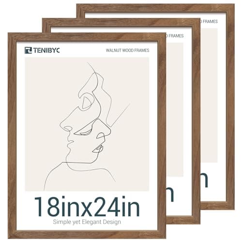 TENIBYC Walnut Poster Frame