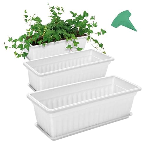 GROWNEER Window Box Planters