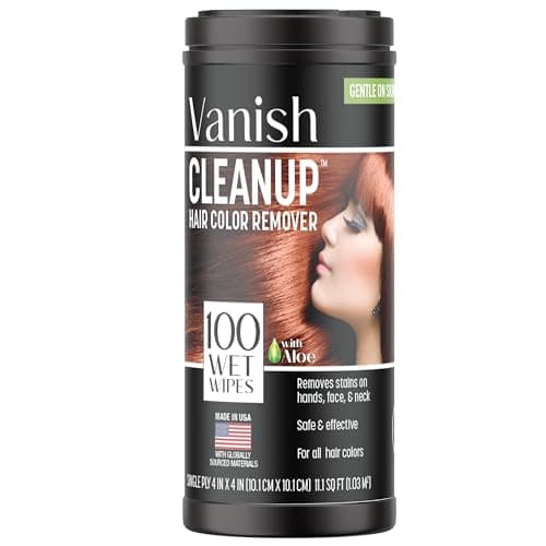 Vanish Cleanup Hair Dye Wipes