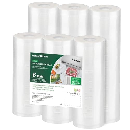 Bonsenkitchen Vacuum Sealer Rolls