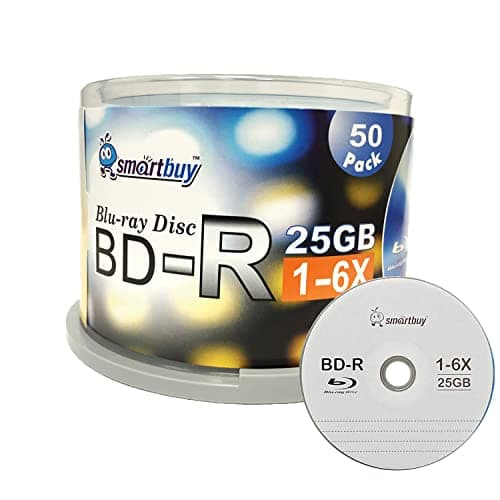Smartbuy 50 Pack BD-R 25GB