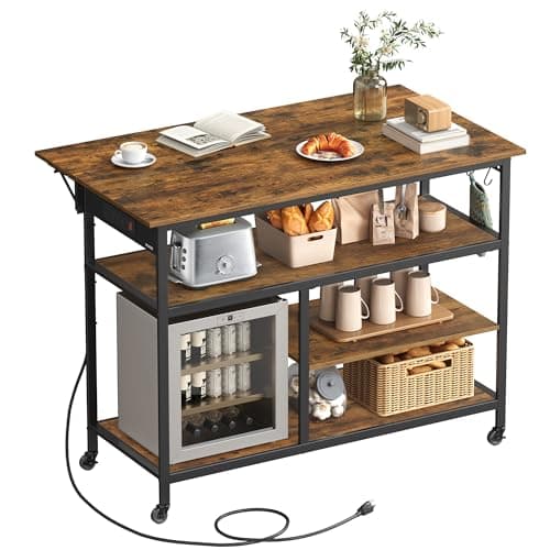 VASAGLE Kitchen Island Cart