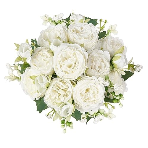 Mkono Peonies Artificial Flowers
