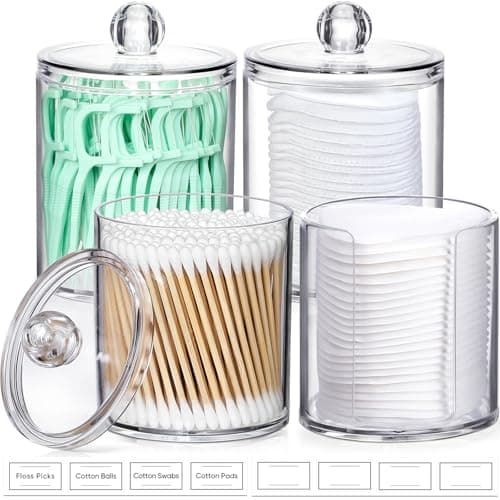 AOZITA Qtip Holder Set