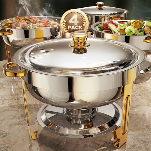 ZILODE Chafing Dishes 4 Pack