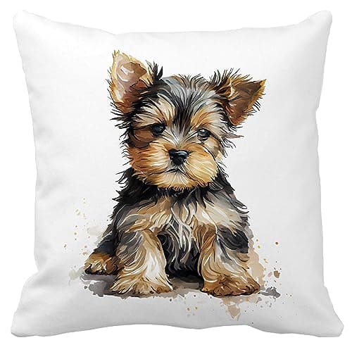 decorbox Yorkshire Terrier Pillow Cover