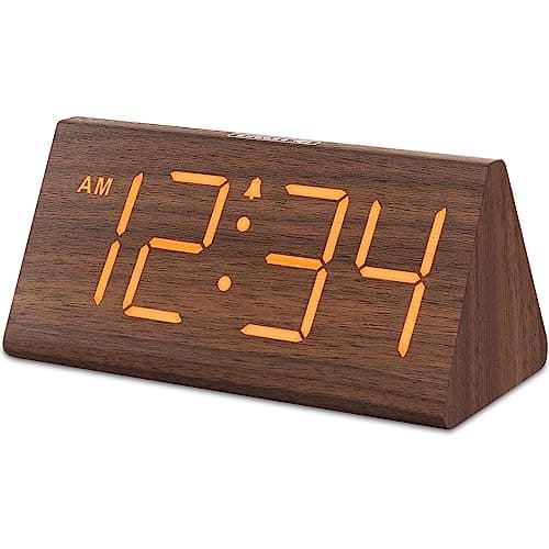 DreamSky Wooden Digital Alarm Clock