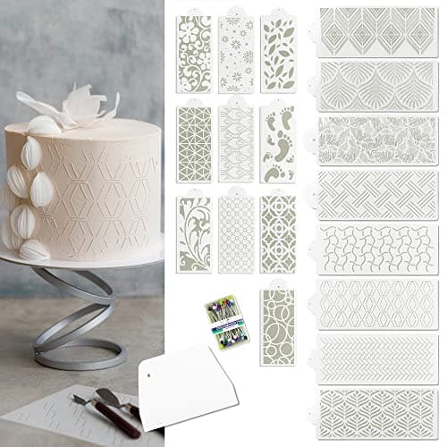 Qualiteia Cake Stencils Set