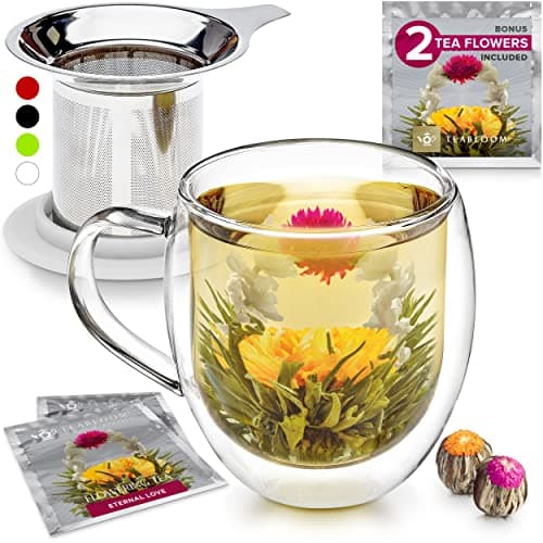 Teabloom Glass Mug with Infuser