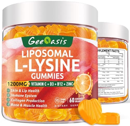Geeoasis Liposomal Lysine Gummies