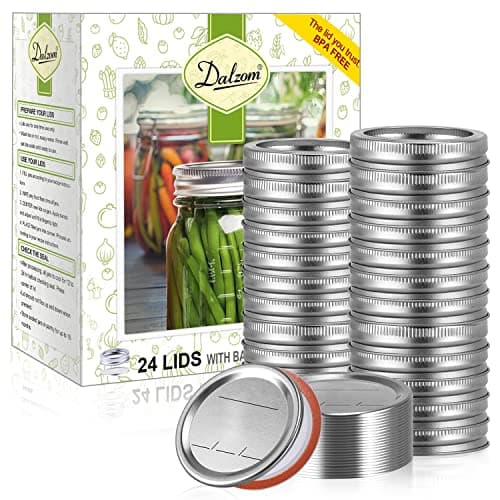 Dalzom Canning Lids 48Pcs