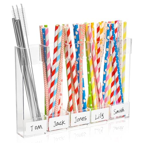 Acrylic Straw Dispenser