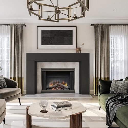 Modern Ember Fireplace Mantel Kit