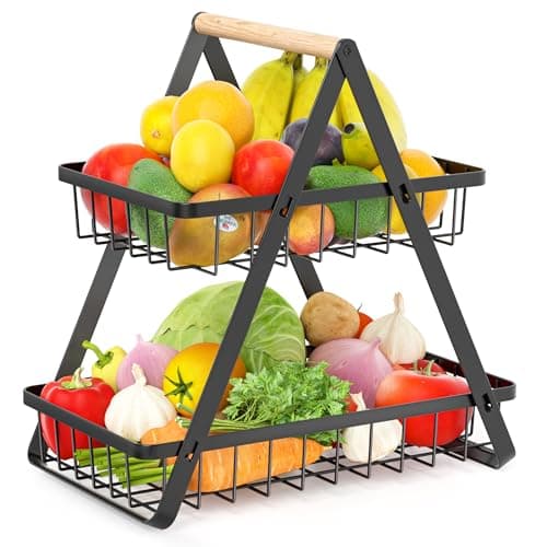 Foensc 2 Tier Fruit Basket