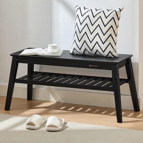 Nnewvante Bamboo Entryway Bench