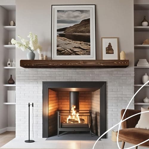 BoscoMondo Solid Wood Mantel