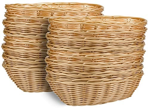 Yesland 16 Pack Oval Baskets