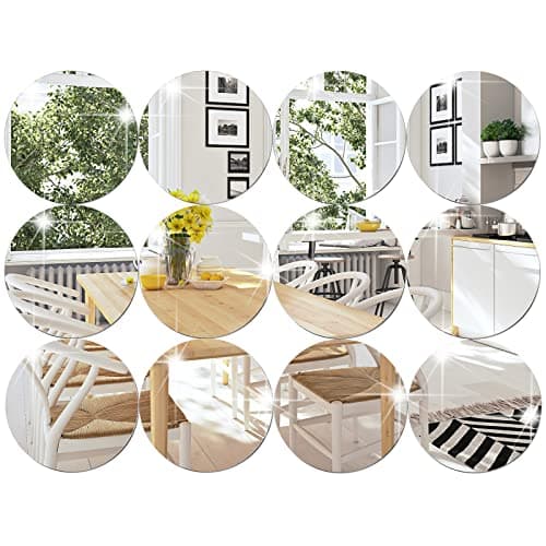 Weysat Round Acrylic Mirrors Set