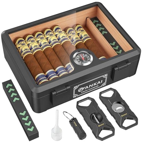 Glass-Top Cedar Humidor