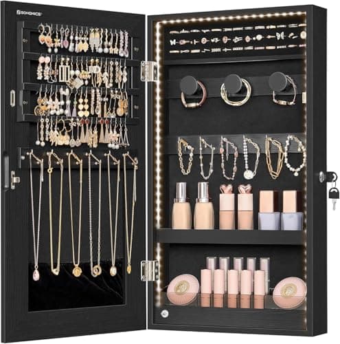 SONGMICS Jewelry Cabinet