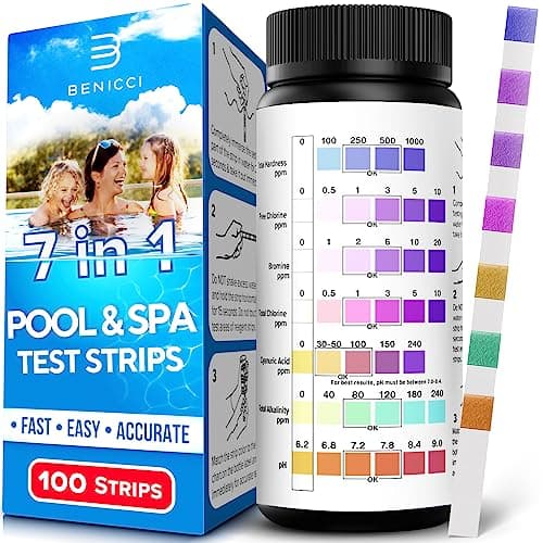 Benicci 7-in-1 Pool Test Strips