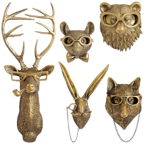 GUASDIE Animal Heads Decor