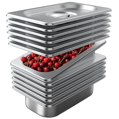 HNEDSEN Stainless Steel Hotel Pan