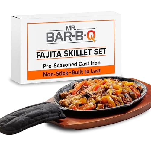 Mr. Bar-B-Q Cast Iron Skillets