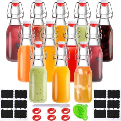VSWINGBO 8oz Flip Top Bottles