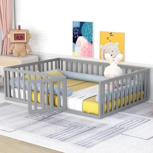Bellemave Floor Bed with Fence