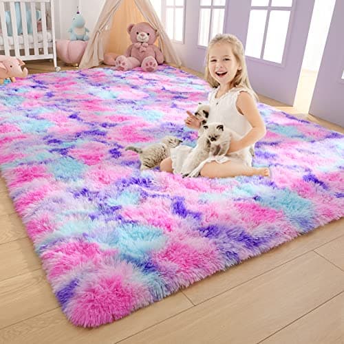 AROGAN Rainbow Area Rug
